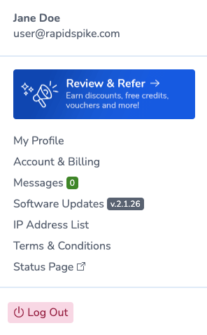 Find account and billing
