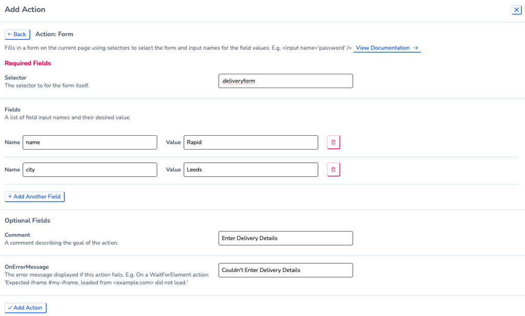 Form Input Example