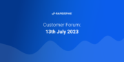 Customer Forum - 13th July 2023