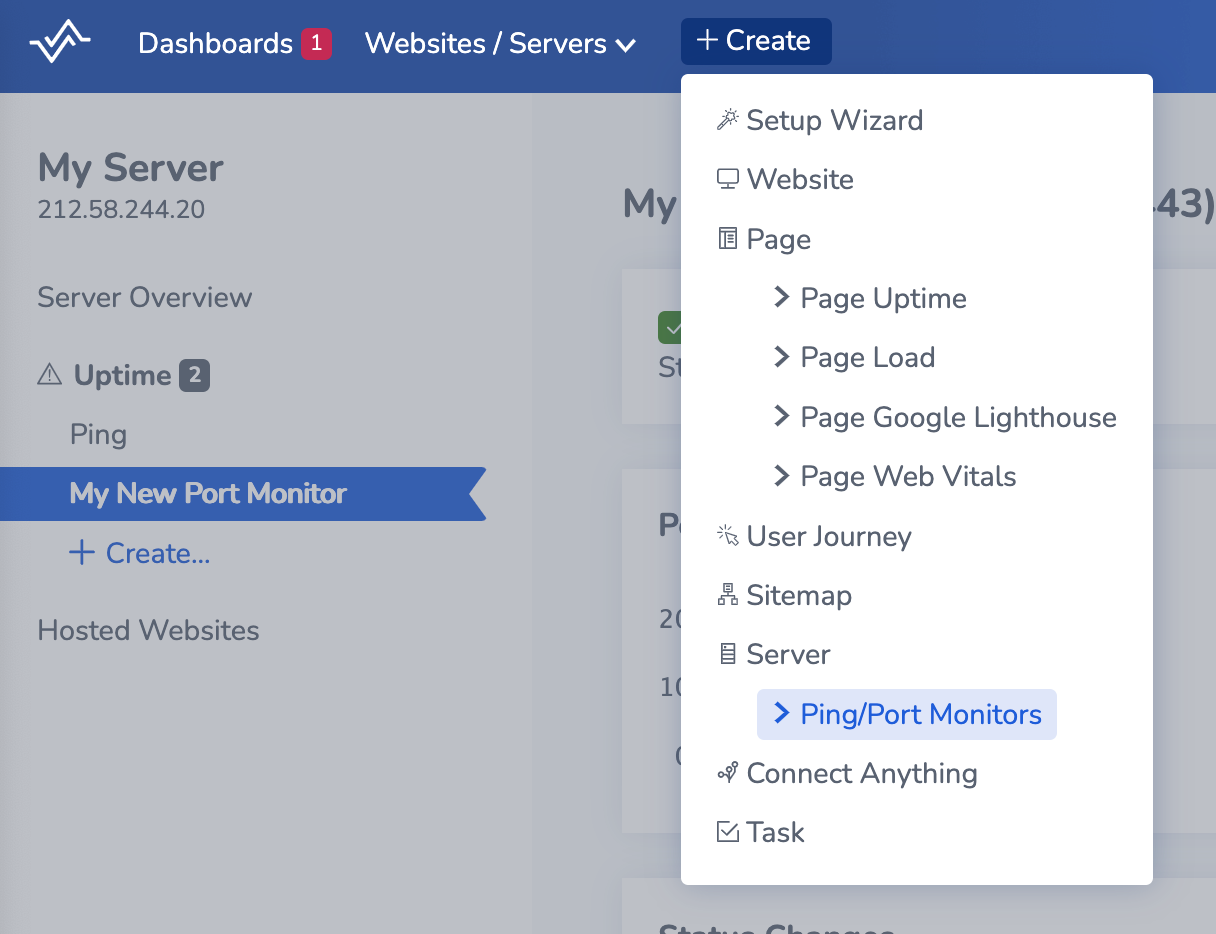 Server Uptime Monitor