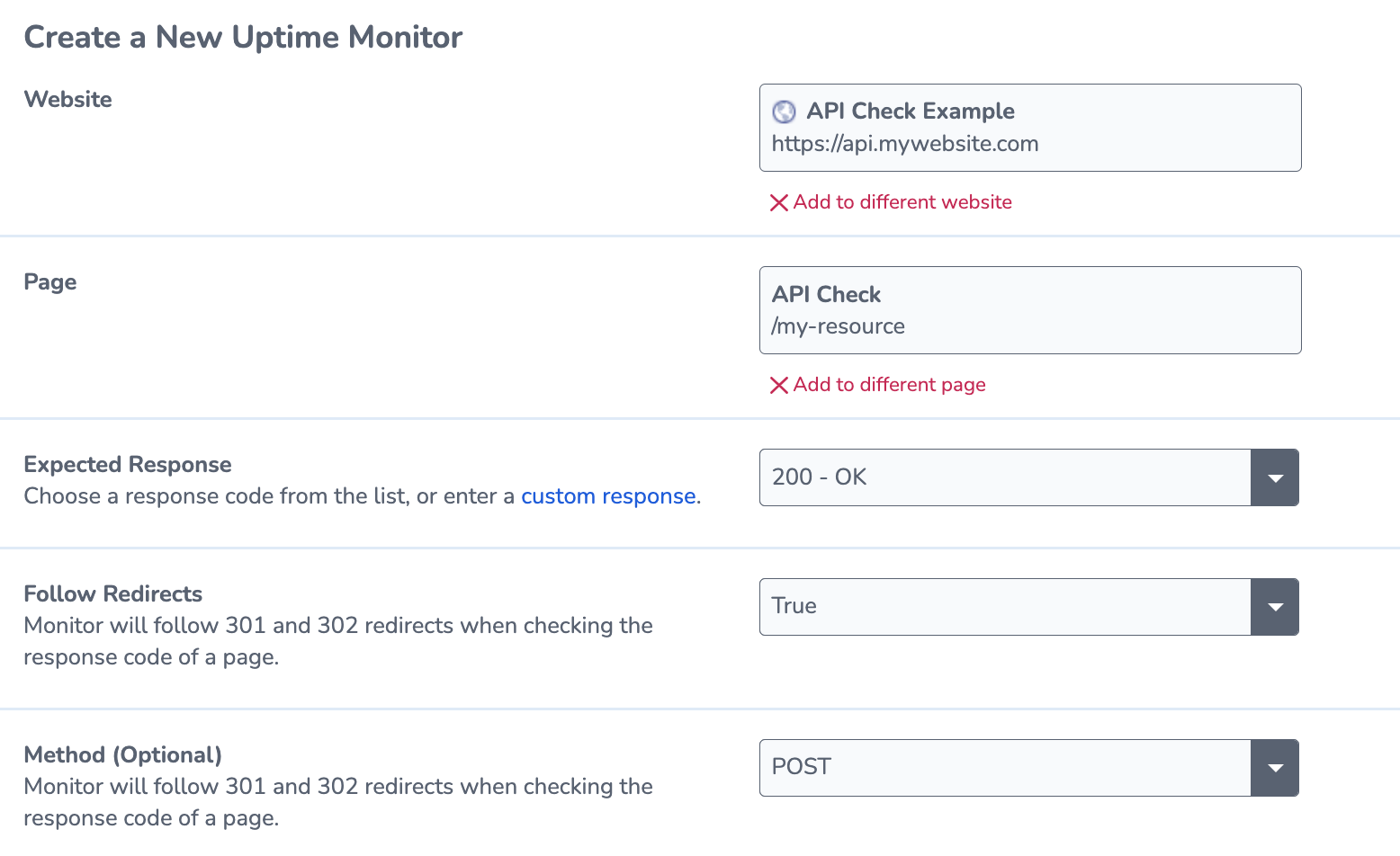 API Check Example